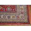 Tapis rouge à motif oriental Kazak
