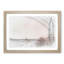 Sunset over Taipei City in Taiwan in Abstract - Picture Frame Graphic Art Print-55724676-55724671
