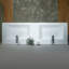 Meuble-lavabo mural flottant l 59 po x P 19,6 po avec comptoir en résine-88075222-88075220