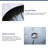 16"L x 16"W Tempered Glass Bathroom Sink Circle Bathroom Vessel Sink with Pop-up Drain-124049122-124049125
