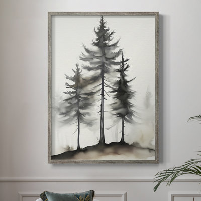 «Christmas Holiday Art - Series 2-XIX», reproduction encadrée - bois massif XMAI81797