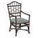 Chaise avec accoudoirs Chippendale