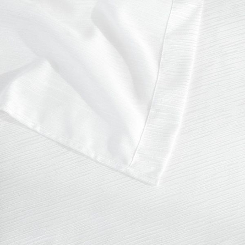 Rideau de douche simple Anasztazia, Blanc