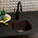 13" L x 13" W Undermount Kitchen Sink