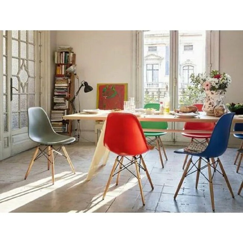 Eghard 17.5'' H Side Chair, Orange