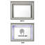 Miroir sophistiqué moderne avec éclairage à DEL avancé et bord finement conçu pour améliorer la pièce