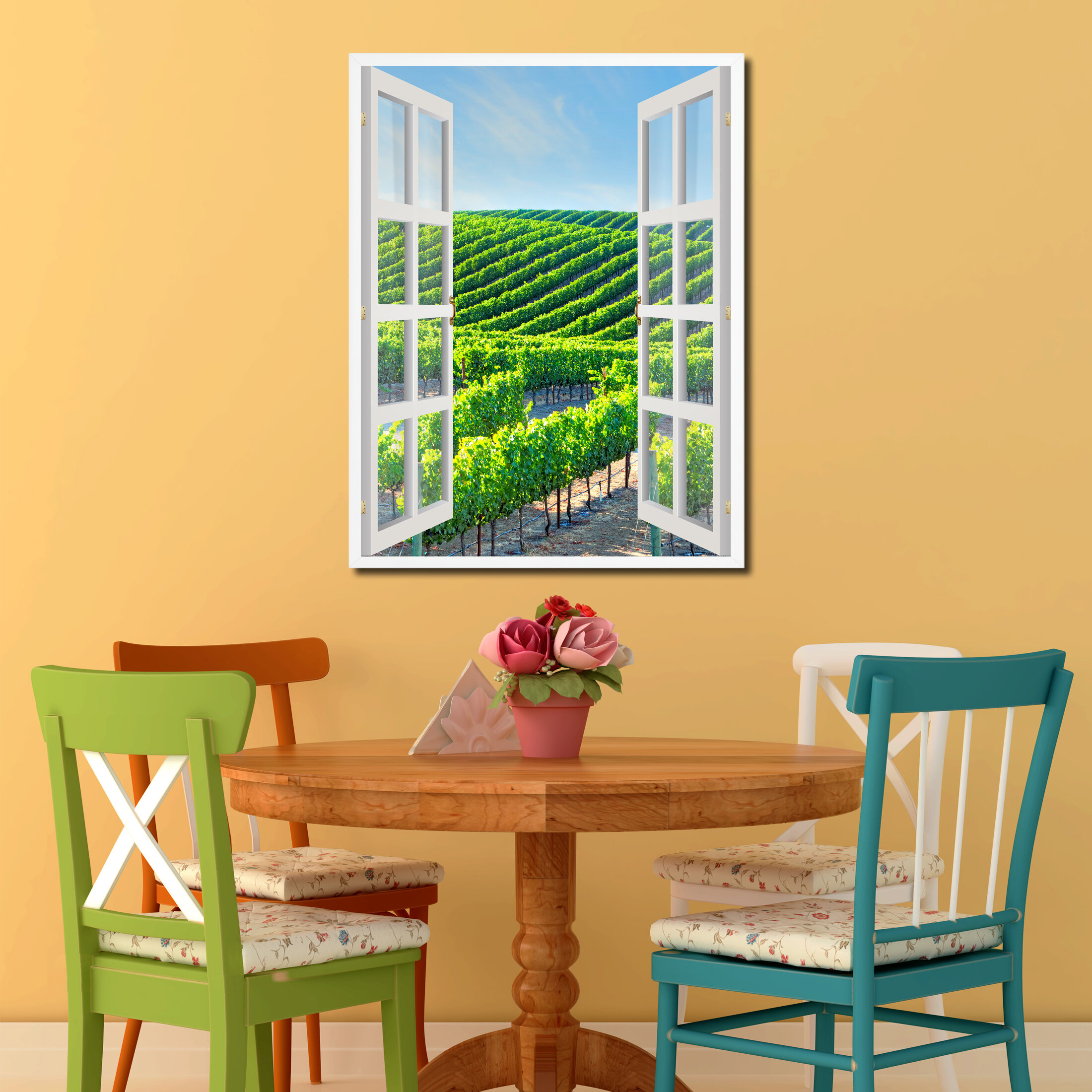 Trinx Wine Vineyards Napa Valley California Picture French Window