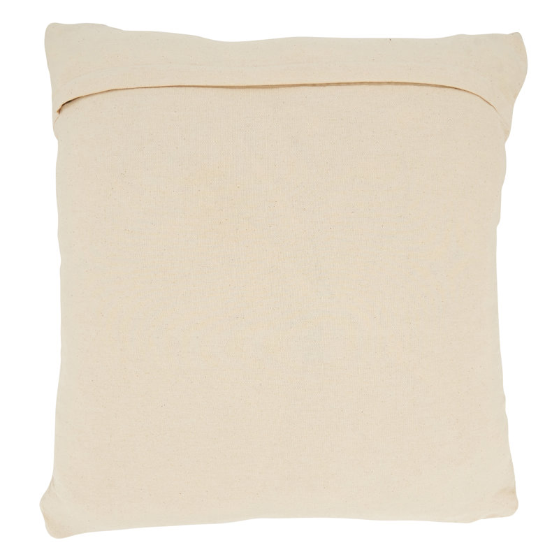 Aeryn Collection Jute / Sisal Throw Pillow, Polyester