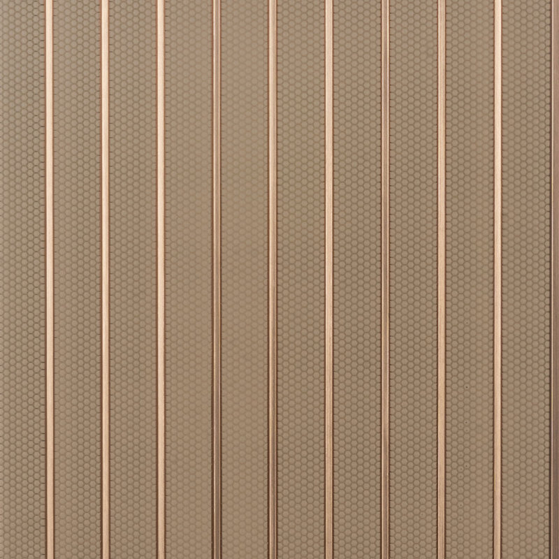 Honeycomb 112" L x 12" W x 0.3" D Polystyrene Glue-up Wood Slat Walls 186 sq.ft.