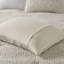 Ensemble de chambre à coucher luxueuse surdimensionnée en coton matelassé