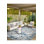 Marble Stone Theme Woven Base Washable Rug