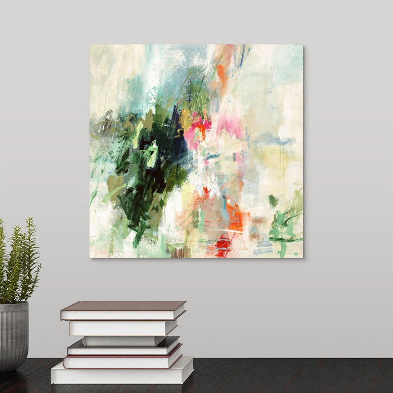 « jealous hearts », peinture sur toile, Toile tendue, H 12 po x l 12 po x P 1,25 po