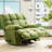 Adyen 43.5"W Oversize Upholstered Recliner, 360° Swievel, 30° Rocking-124024689-110859795