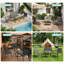 4 - Person Patio Dining Set with Rectangular Table-506814774