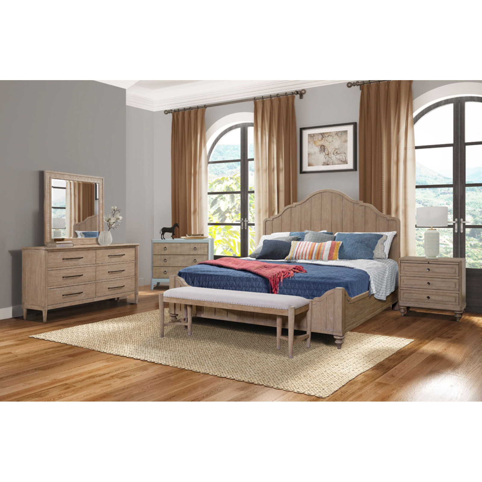 Leflore 18" Dresser, Blue