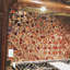 Red Wine 2" x 2" Metal Glass Grid Mosaic Wall Tile