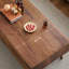 Table basse de salon en bois de noyer massif