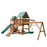 Pioneer Peak Swing Set with Canopy Roof