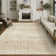 Luthien Elegant Vintage Floral Area Rug in Beige
