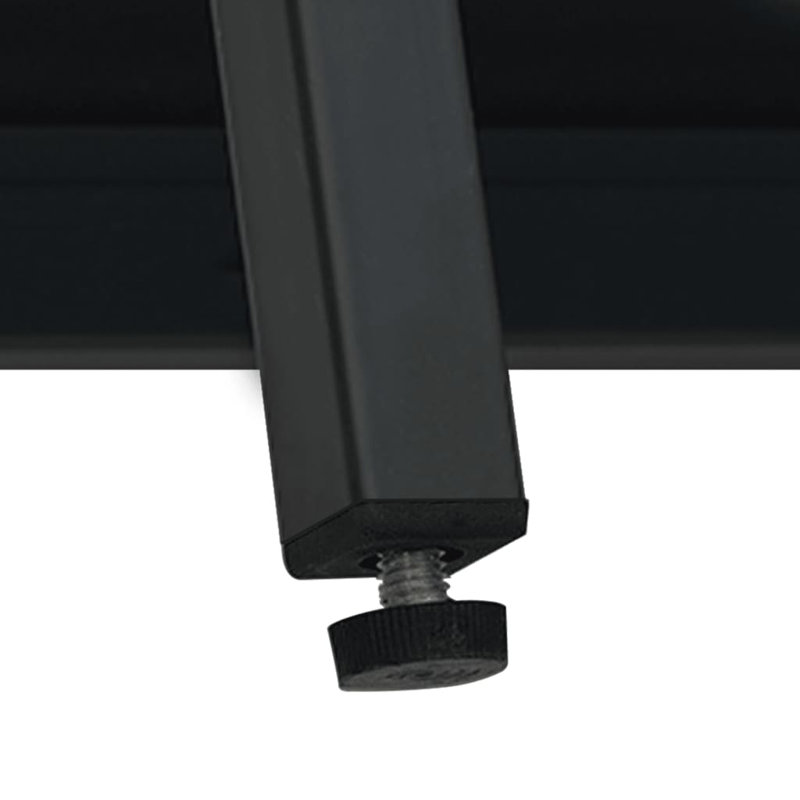 Sideboard Black Powder-coated steel Medium Sideboard, Black, 70cm H x 70cm W x 35cm D
