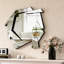 Dantas 71.5x80CM Wall Mirror Asymmetrical Accent Mirror
