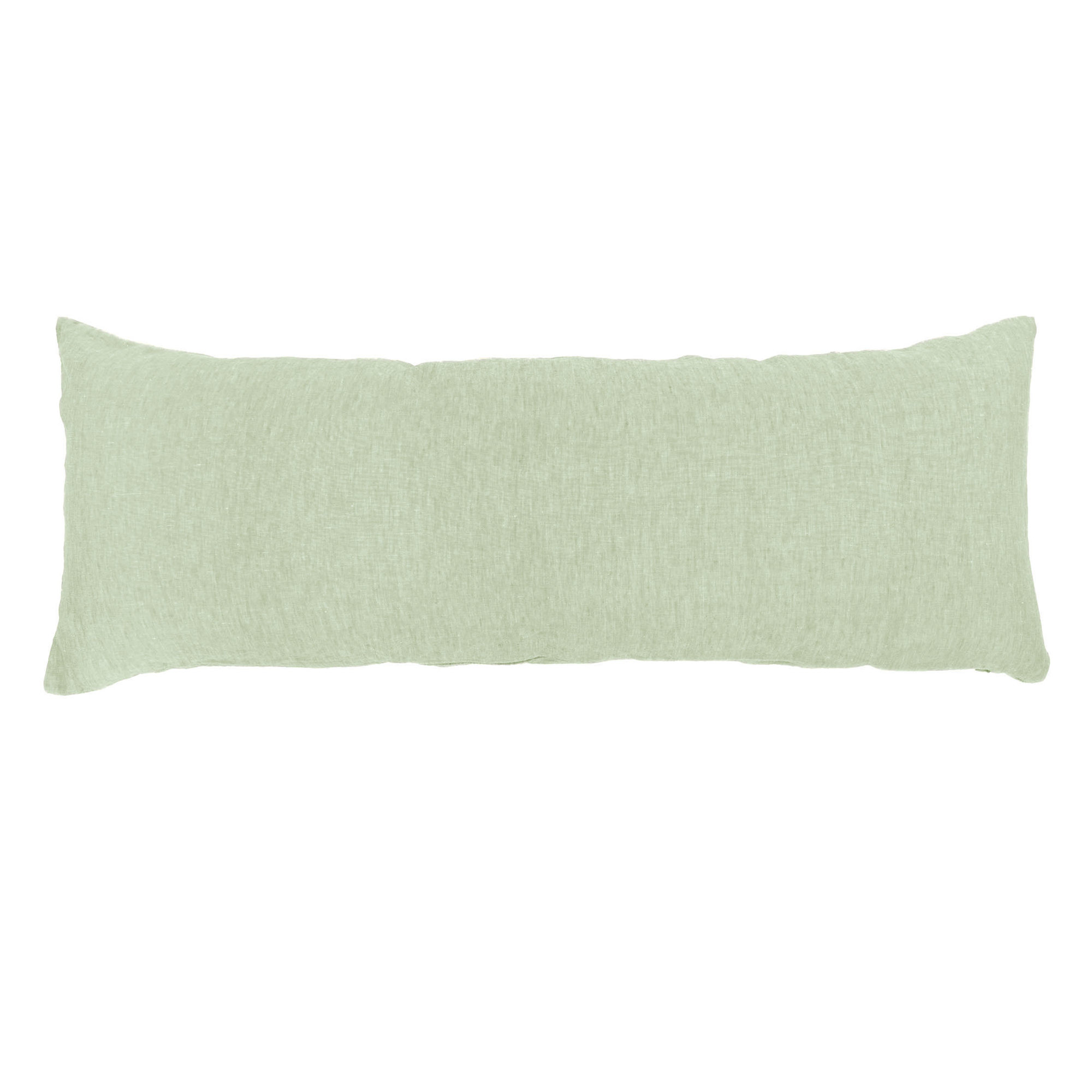100% French Linen Body Pillow, Matcha