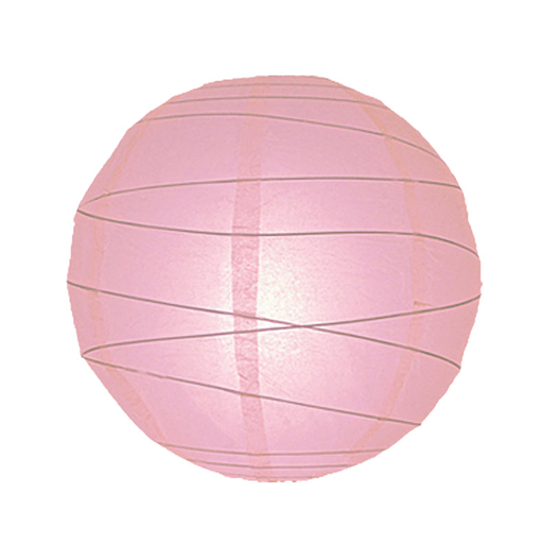 35cm H Paper Round Pendant Shade ( Clip On ), Pink