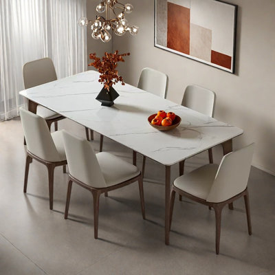 Light luxury modern small apartment table set