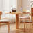 Burlywood Rectangular Solid Wood Dining table-2040522692
