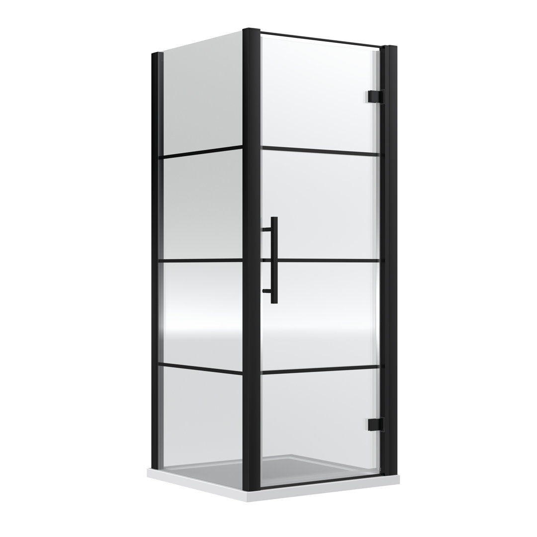 Framed Glass Hinged Shower Door