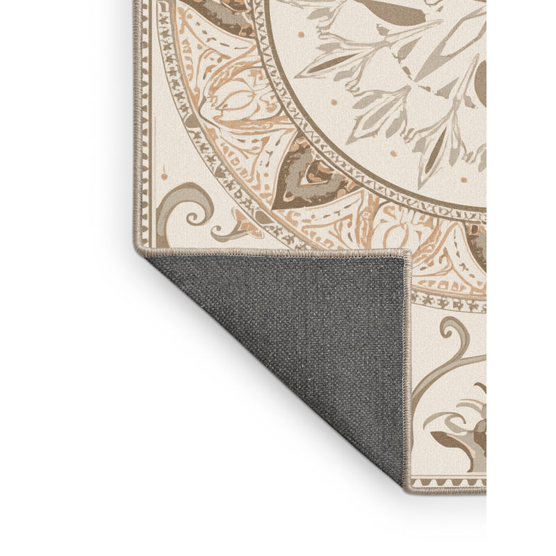 Tapis moelleux moelleux d'inspiration mondiale Steinber, 4 x 6
