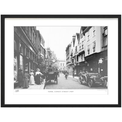 York, Coney Street 1909 by Francis Frith - Single Picture Frame Print