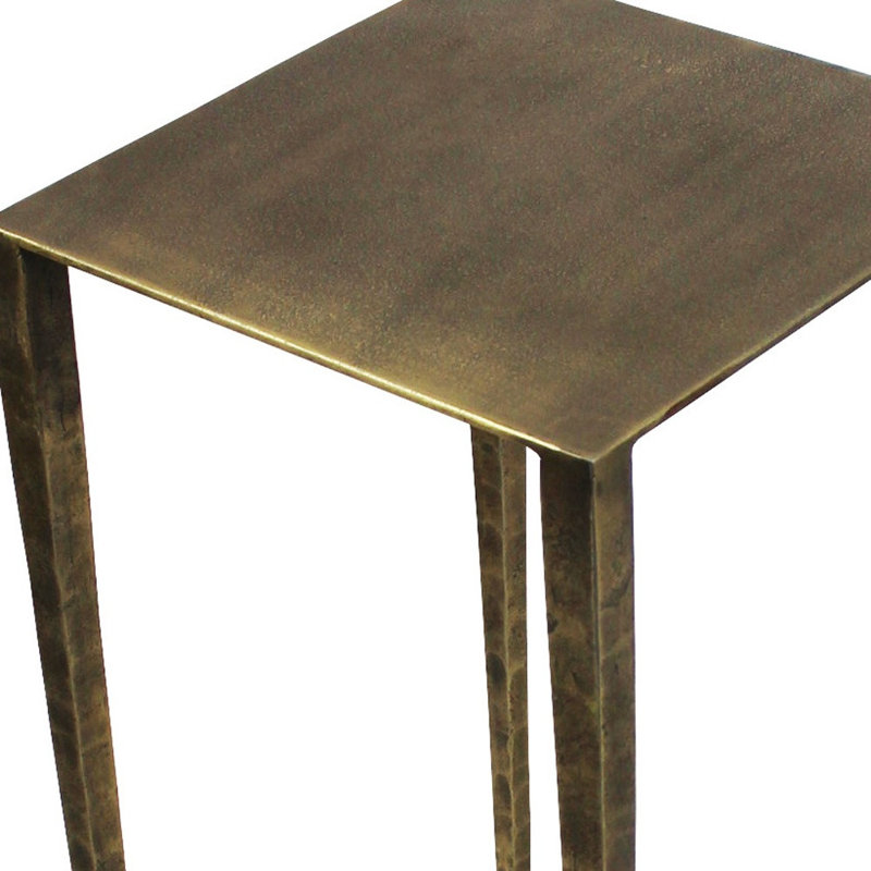 Table de bout carrée en fer 24 po Gracie Mills