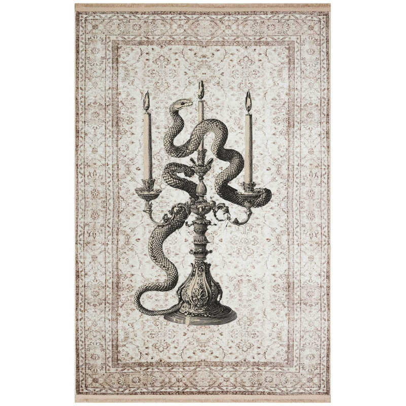 Tapis de salon Nora Art, Rectangle 4 pi 11,06 po x 9 pi 10,11 po