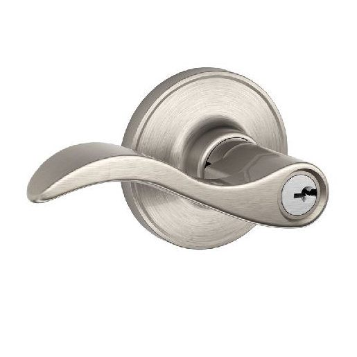 Seville Keyed (Entry) Door Lever, Matte Black