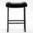24" Modern Backless Saddle Counter Height Bar Stools With Metal Frame for Kitchen Island-1959783096