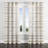 Modern Room Darkening Curtains - Striped Balwant Grommet Curtain - 1 Panel-671930899-671930898