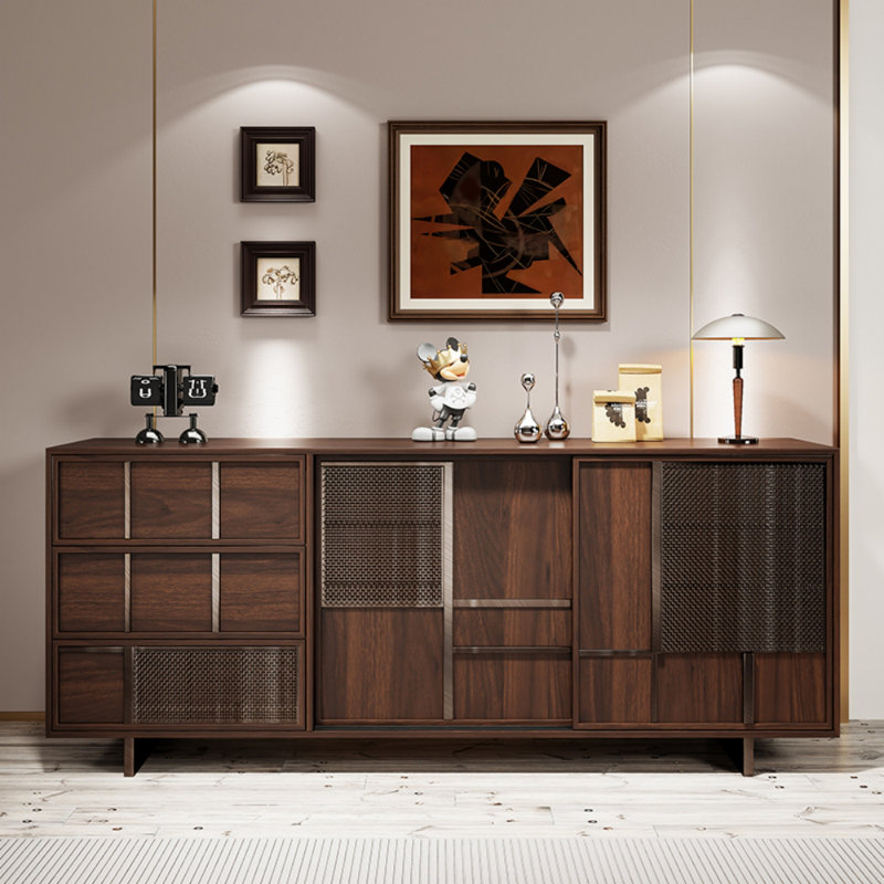 Buffet léger de luxe à grande capacité, H 33,46 po x l 62,99 po x P 15,75 po