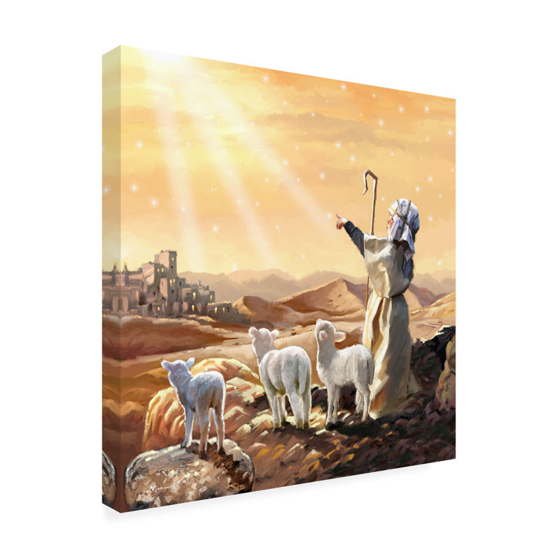 The Macneil Studio «Little Shepherd Boy», art sur toile, H 24 po x l 24 po x P 2 po