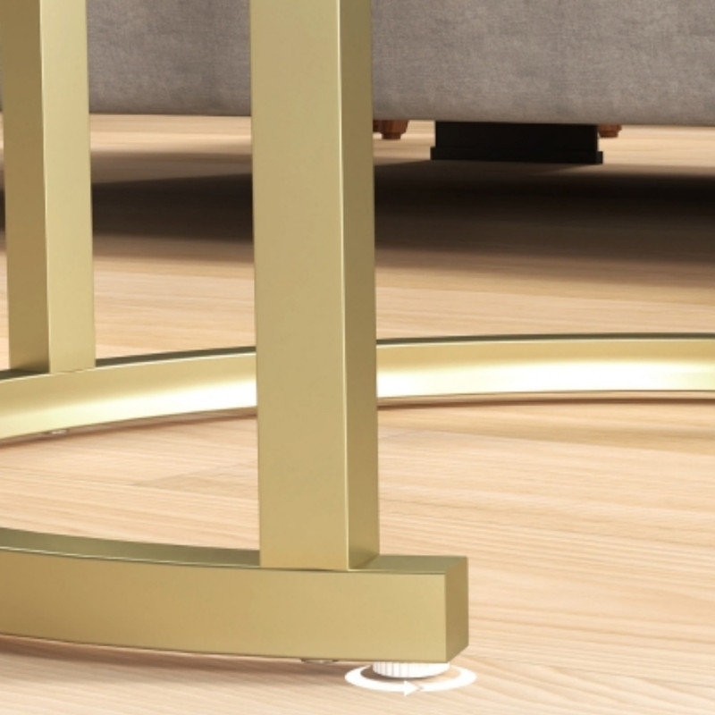 C Table Semi-Circle Side Table Set