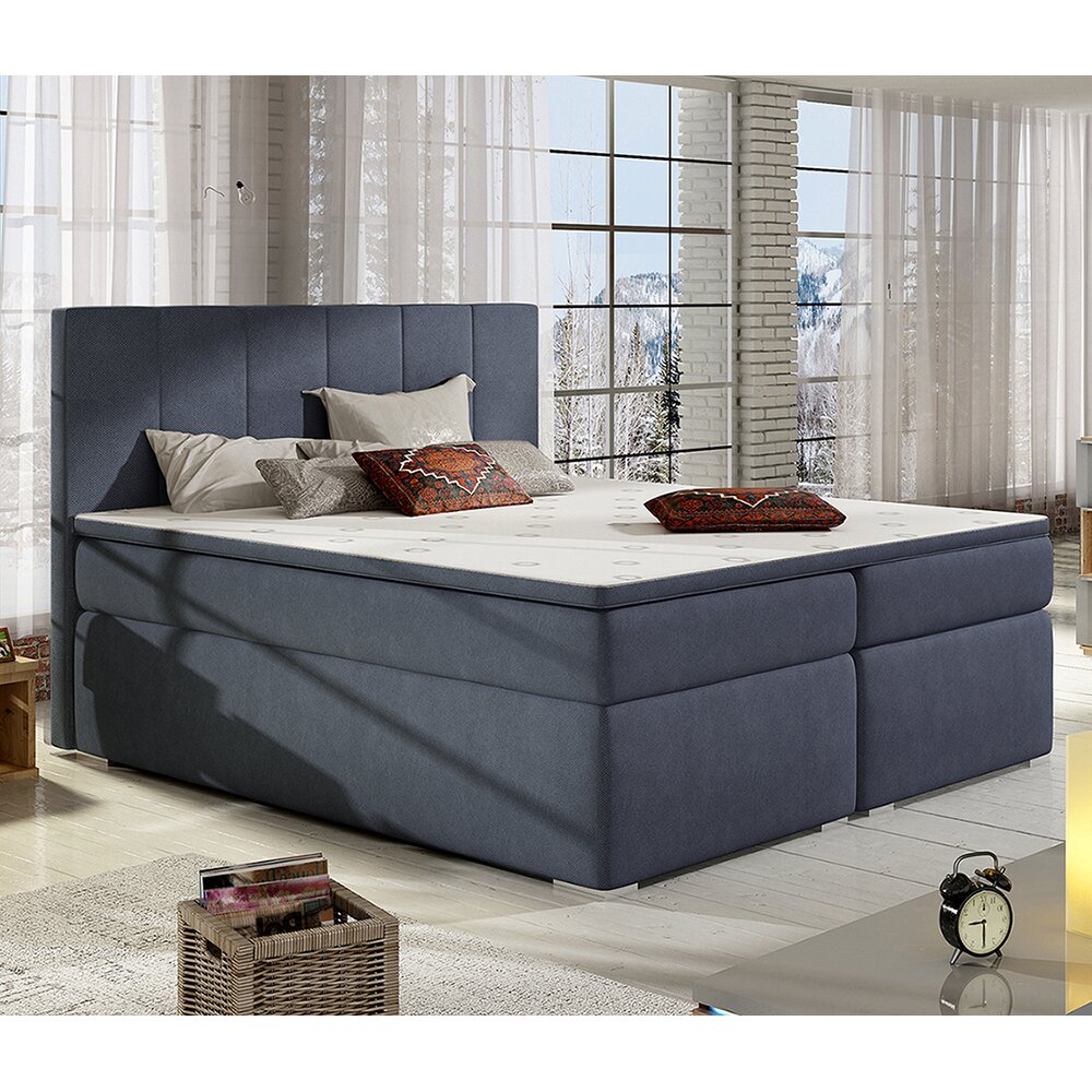 Boxspringbett Zeil mit Topper und Bettkasten