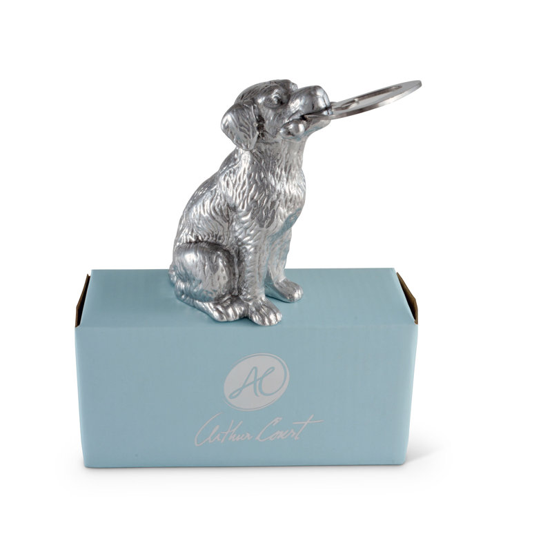 Labrador Setting Dog Forged Bottle Opener Misc