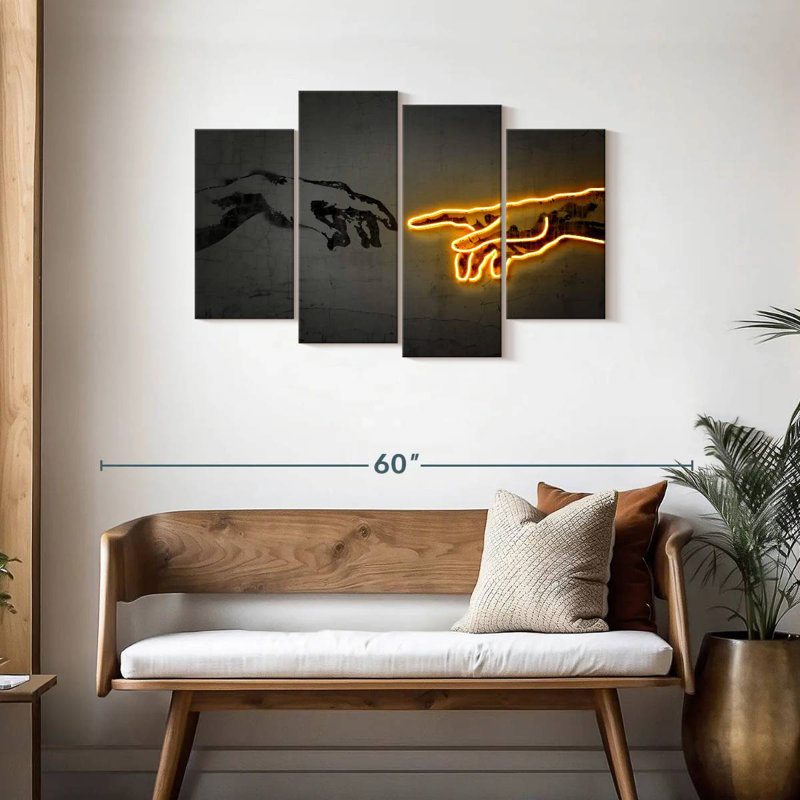 Leisha The Creation, 27" H x 43" W