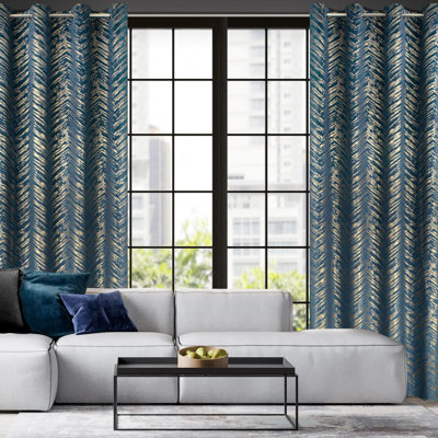 Adelya Blackout Curtains Single Panel