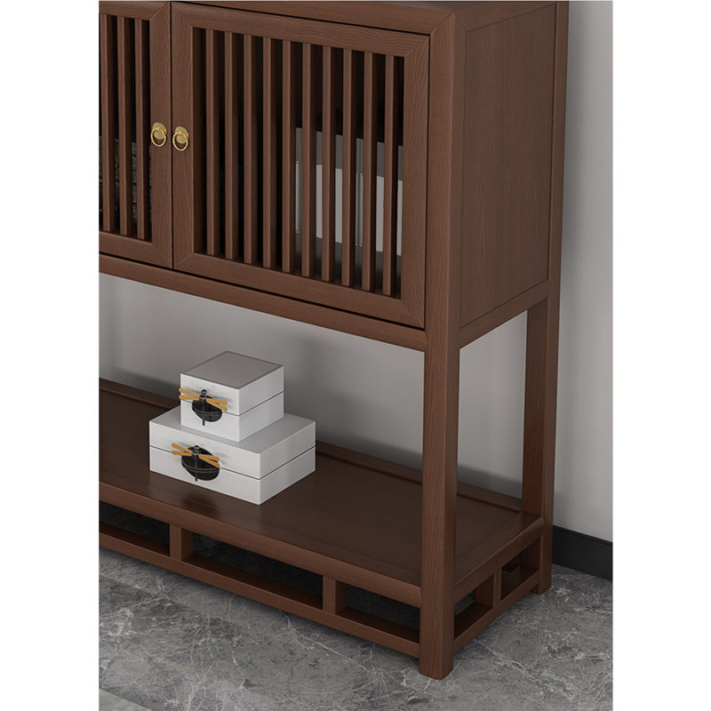 Armoire d'appoint multifonctionnelle Zen, Noyer
