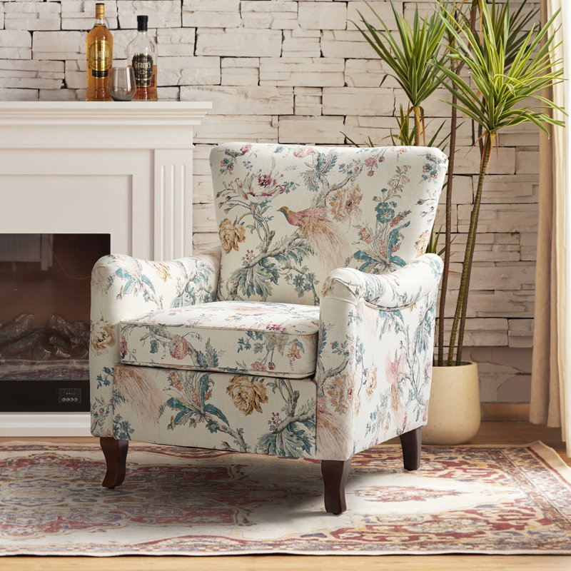 Cookson Upholstered Armchair, Bird