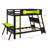 Dual-Station Gaming Bunk Frame Featuring Integrated Desks, Power Ports, And Customizable Pegboard Panels-2098871120