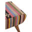 Kornegay 58cm Wide Square Striped Footstool Ottoman
