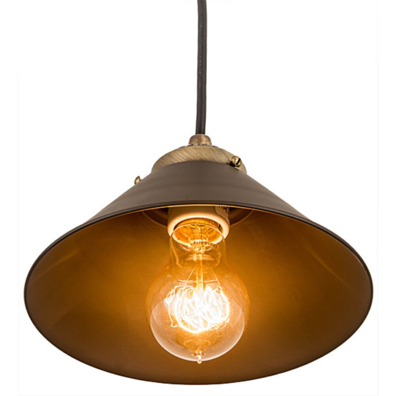 Luminaire suspendu conique à 1 lumière Galston