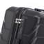 20 "/ 24" / 28 "3 pièces / ensemble en valise à roulettes en ABS, couleur assortie, avec serrure à combinaison (noir)